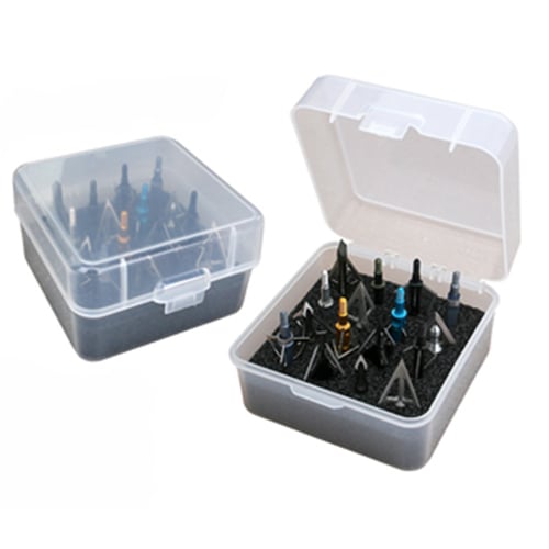 MTM Broadhead Box  <br>  Clear